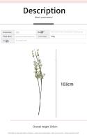 Planta De Pino Artificial De 105cm Con Ramas Largas De Nieve Para Decoración De Bodas Y Hogar Accesorio Suave Para Fotografía De Boda - details 2