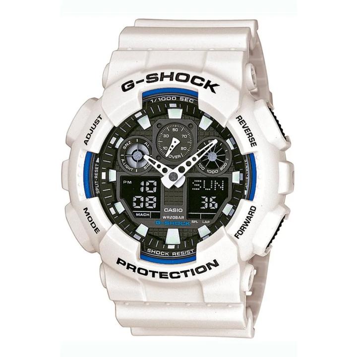 Casio Reloj G-shock Ga-100b Blanco Hombre