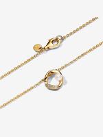 Pandora - Collar with Círculo pavé orgánico y Perlas cultivadas de Agua Dulce tratadas-Baño de Oro de 14 K - details 0