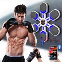 Máquina de Boxeo musical with Guantes De Boxeo, entrenador de Boxeo musical intelente montado en la pared with Bluetooth, equipo de punzonado de entrenamiento de objetivo electrónico para el hogar - details 0