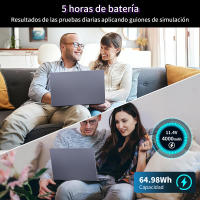 VANWIN Portátil, IPS de 15,6 pulgadas 1920x1080, AMD Ryzen 7 6800H , hasta 2,5 GHz, 16GB RAM, 512 SSD, WiFi6, Bluetooth 5,3, Enendido/Apagado 170 °, tipo-C, HDMI, 2USB 3,2 con webcam privacidad PADD - details 5