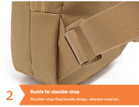 Bolso De Hombro Invisible D12 Impermeable Y Transpirable Para Caza Y Camping Tácticas Exterior Bolso Transversal Versátil De Montaña Y Selva - details 3