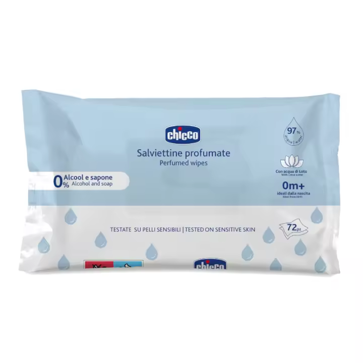 CHICCO TOALLITAS PERFUMADAS S/TAPA 72U +0M - 1