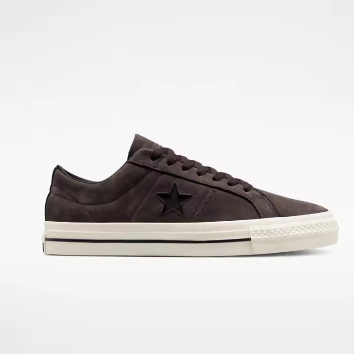 Zapatilla Marrón Converse One Star Pro Nubuck Leather Coffee Nut - 1
