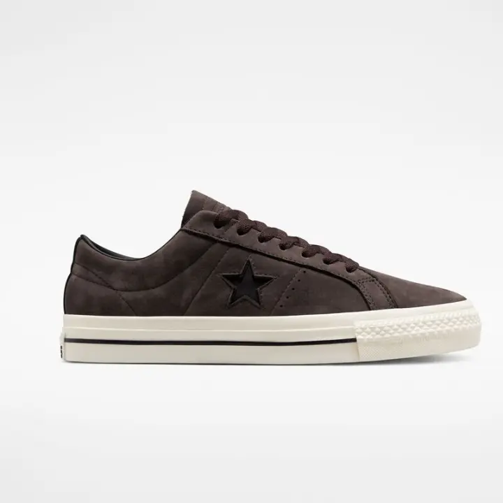 Zapatilla Marrón Converse One Star Pro Nubuck Leather Coffee Nut - 1