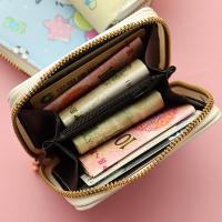 Monedero De Cuero PU Anime Disney Stitch Impermeable Con Bolsillo Para Monedas Cierre Corto Almacenamiento Para Llaveros Auriculares Y Tarjetas De Identificación - details 2