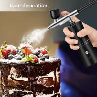 Pistola De Aire Aéreo Para Uñas Con Compresor Pintura Por Spray Decoración De Pasteles Portátil Recargable Herramienta De Belleza Multiusos - details 5