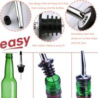 Tapa De Botella Antifugas De Acero Inoxidable Para Cocina Tapón De Vino a Prueba De Fugas Dispensador De Aceite De Cocina - details 6