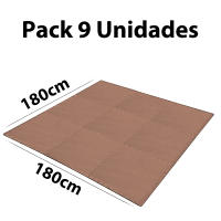 Aicasa Esterilla Fitness Puzzle para Suelos de Gimnasio, (60cm x 60cm x 1cm) con Bordes， Suelo Goma Eva Espuma para Protección - Colchoneta Ideal para Bebes, Ejercicios, yoga, Pesas Gym y Deporte Entrenamiento - details 1
