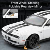 Coche De Juguete a Escala 1:22 Challenger SRT Hellcat Demon Ojos Modelo De Coche De Aleación De Metal Con Función De Retroceso Y Luz Sonido Regalos Para Niños - details 6