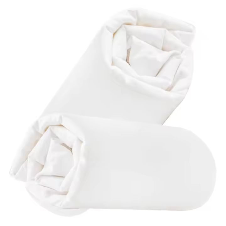 Various Pack de 2 uds Sábana Bajeras de Algodón para Cuna, Tamaño:50 x 80 cm y 60x120cm, Suave y Transpirable,Color Blanco - 1