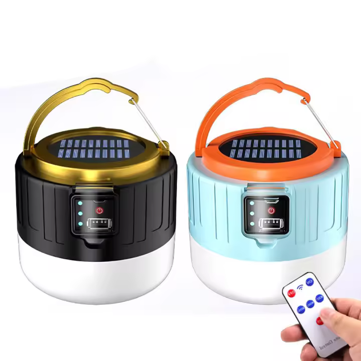 Lámpara De Camping Solar LED Recargable USB Portátil Para Pesca Barbecue Y Emergencias Luz De Tent Con Iluminación Para Acampar - 1