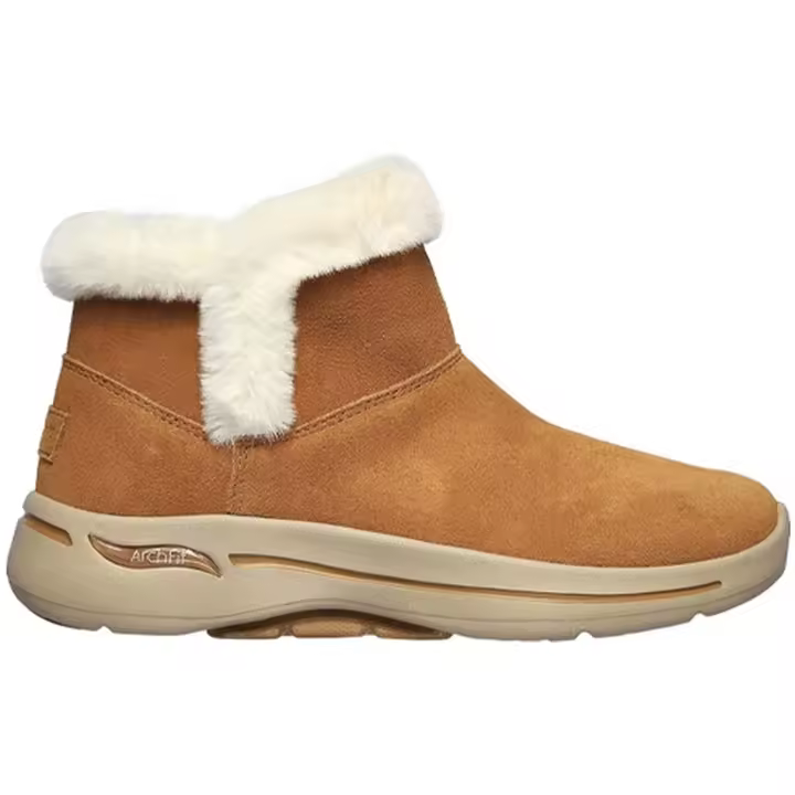 Botines Skechers Go Walk Arch Fit Cherish para mujer en color marron - 1