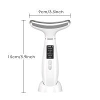 Dispositivo De Belleza EMS Microcorriente LED Fototerapia Para Levantamiento De Rostro Y Cuello Máquina Antiarrugas Eliminador De Doble Mentón Masajeador Facial - details 15