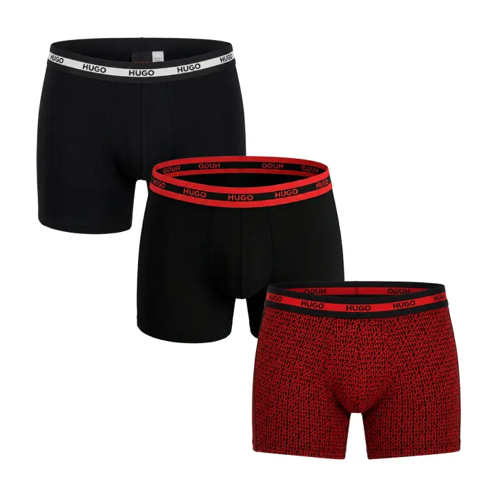 Hugo Boss-Pack 3 Boxer Hombre Algodón Elástico 50545674 - 1