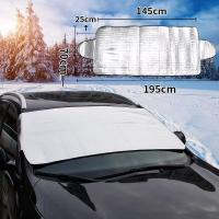 Cubierta De Escudo De Hielo Y Nieve Para Parabrisas De Coche Cubierta Del Sol Y Guardia Del Ventanal Frontal Protección Para Invierno - details 0