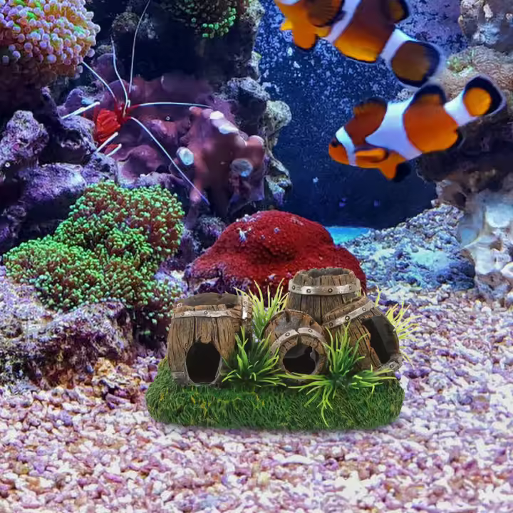 Decoración De Acuario Cueva De Reproducción Para Camarones Casa De Escondite Para Peces Ornamentación De Tanque De Pesca - 1