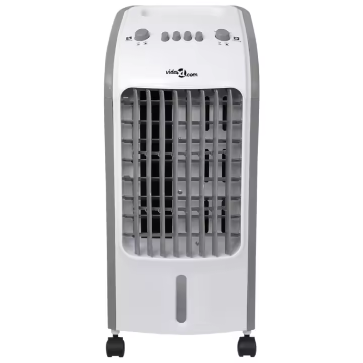 VidaXL Climatizador evaporativo 4L 80W 3 en 1 270 m³/h blanco 56x25x26 cm - 1