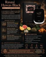 Rasasi Hawas Black Eau de Parfum para Hombres 100 Ml - details 0
