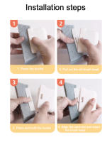 Cepillo De Limpieza 2 En 1 Para Ralladuras De Ventanas Y Herramienta De Limpieza De Riel De Puertas Deslizantes Limpiador De Ranuras Portátil Para El Hogar Material Plástico Tamaño 13.5x8.8x2.6cm - details 6