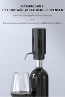 Aerador De Vino Eléctrico Recargable Con Dispensador Y Desbocante Automático Intelligente Accesorio De Barra Herramienta Para Vino - details 0
