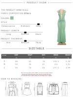 Vestido Maxi Bodycon Elegante Para Mujer Kliou Con Cuello En V Y Ribbons Sin Mangas Vestido De Banquete Clásico De Calle Alta Estilo Slim Para Verano - details 0