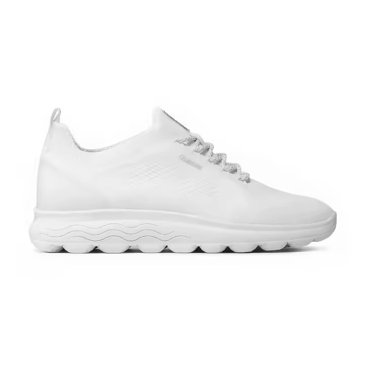 Geox mujer zapatillas D Spherica A-knitted text D15NUA 0006K C1000 blanco - 1