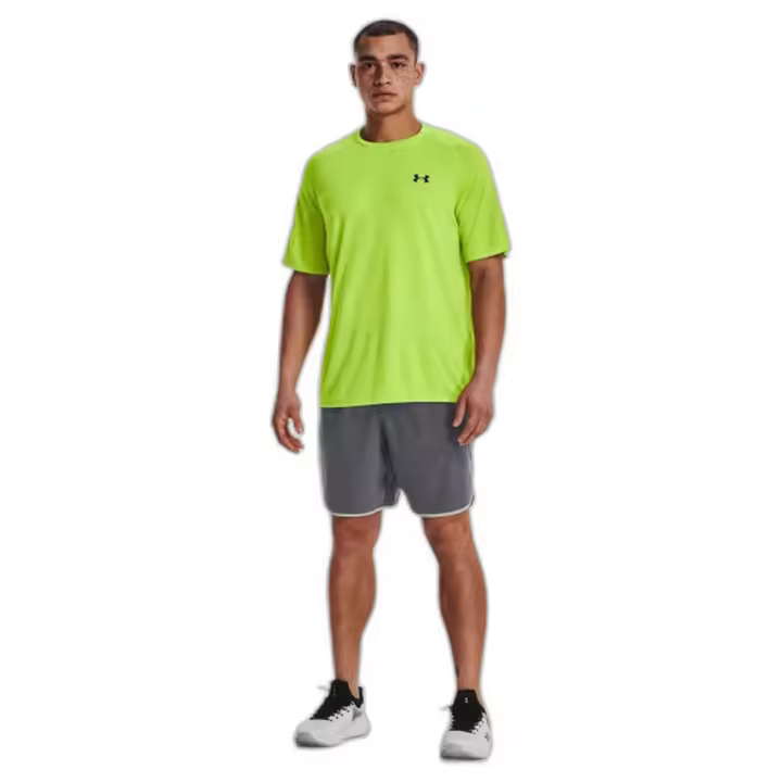 Camiseta de Manga Corta Under Armour Tiger Tech 2.0 para hombre en color verde - 1