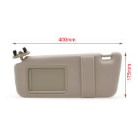 Visera De Sol Para Conducente Y Pasajero Toyota Camry 2007-2011 Sin Luz Material ABS Y Algodón Elástico Parte Original 74310-06750-E0 74320-06780-B0 - details 7