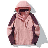 Chaqueta De Moda Trenzada De Poliéster Para Hombres Impermeable Y a Prueba De Viento Para Actividades Al Aire Libre Y Deportes En Primavera Y Otoño Con Capucha Desmontable - details 15
