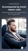 Auricular De Negocios Con Gancho Bluetooth 5.3 Auriculares Inalámbricos Con Micrófono HD Y Cancelación De Ruido ENC Vida Útil Larga Recargable Para Videojuegos Música Teléfono Móvil - details 4