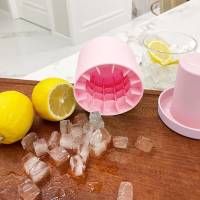 Ice cube mold with lid 2 pcs Silicone Ice cube mold Ice cube mold Ice molds Ice maker Ice cube molds Mini Ice cube Silicone Ice cube mold Pink - details 3