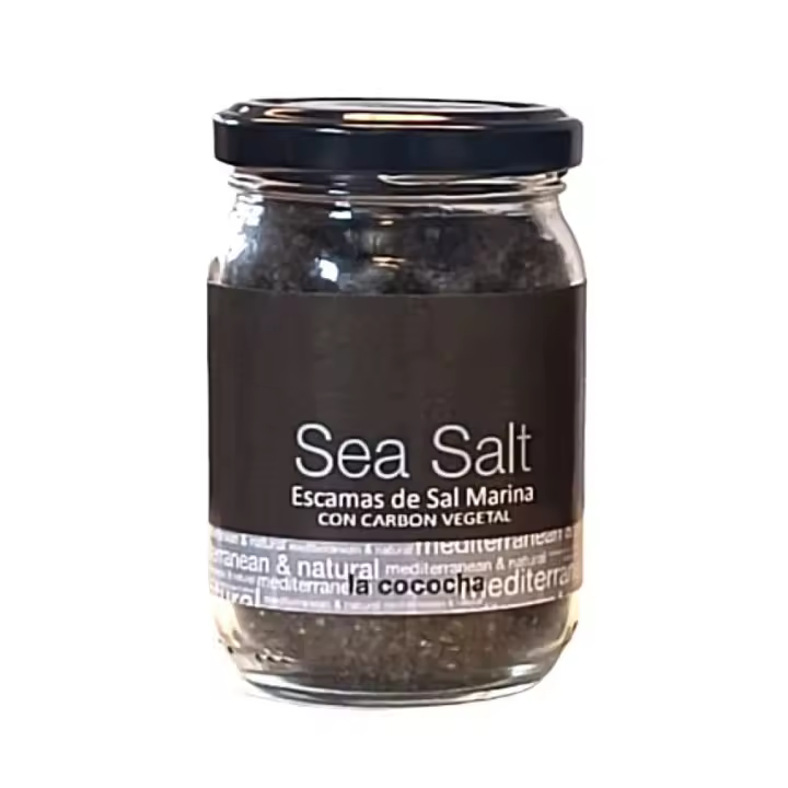 ESCAMAS DE SAL MARINA NEGRA 100g - 1