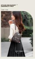 Nueva Mochila Casual De Flor Para Mujer 2023 Estilo Coreano Bolso De Hombro Pequeño Para Uso Diario Material PU Con Lining De Poliéster - details 0