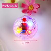 Juguete Interactivo Para Gatos Y Perros Bola Luminosa LED Transparente Activada Al Tocar Adecuada Para Perros Chicos Y Gatos Juguete Para Ejercicio Y Correr - details 5