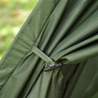 Cama de camping Elevada con Tienda de cúpula y colchón de aire with Bomba, tafetán, Green, dimensiones 193x136x178 cm para Aventuras al Aire Libre - details 1