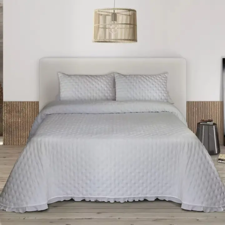 Pierre Cardin Colcha Bouti Blanca con Volante Aroa - 1