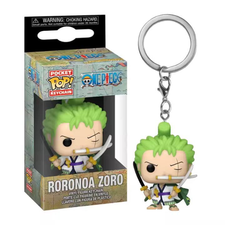 Funko Pop! Llavero One Piece, Roronoa Zoro - 1