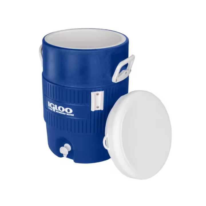 Igloo Bidón Termo Industrial Seat Top 19 litros color azul - 1