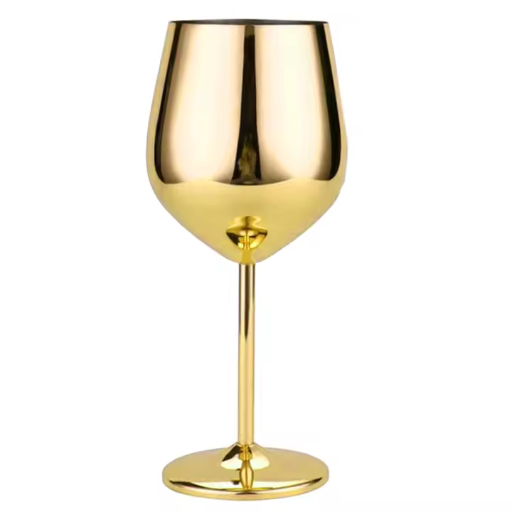 Vaso De Vino De Acero Inoxidable 500ml Creativo Goblet De Coctel Vaso De Champán Para Casa Bar Restaurante - 1
