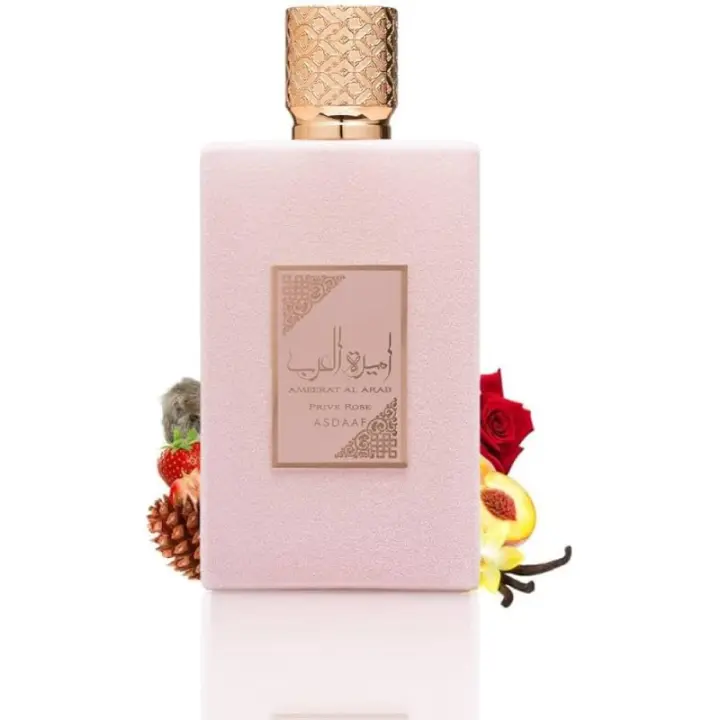 perfume original, Eau de parfum Ameerat Al Arab privé rose 100ml - Asdaaf - Fragancia Oriental de Lujo y Sofisticación - 1