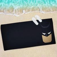 Toalla De Playa Microfibra Batman 1PC Toalla De Baño Rápida Para Niños Material Suave Unisex Para Camping Y Piscina - details 6