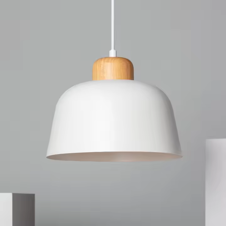 Ledkia Lámpara Colgante Metal y Madera Wawak - 1