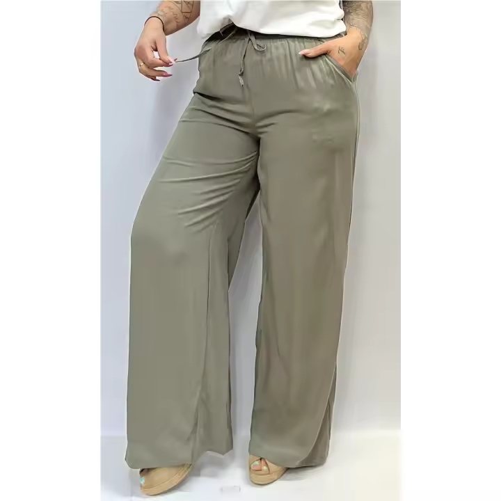 Pantalon Idilia Kaky - 1