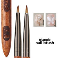 Pincel De Uñas Con Pétalos Triangulares En Colores Diferentes Línea De Acrílico Para Dibujar Y Pintar Con Diseño De Cuadrícula Y Flor Herramienta De Manicura - details 9