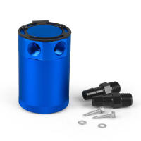 Tanque De Aceite Universal Compacto Con Almohadilla 2-Port En Aleación De Aluminio Partes De Tanque De Combustible Tanque Respiratorio De Dos Agujeros Kettle - details 2