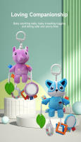 Juguete De Peluche Para Bebés Recién Nacidos Con Campana Y Música Para Cuna Y Carrito De Compras Juguete Sensorial Portátil Para Niños Regalo - details 0