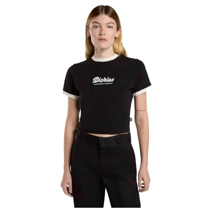 Camisetas marca Dickies modelo Dk0A4Z8Iblk1 para mujer en color negro - 1