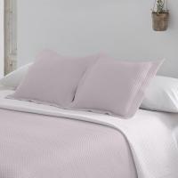Mommata Colcha Lisa Reversible Termosellada Malva. - details 3