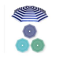 Sombrilla de Playa de Rayas, estructura metal giratoria con 8 Varillas y capa protector  Anti-UV. Sombrilla de playa con Bolsa de Transporte para Playa, Camping, Jardín y Piscina. - details 2